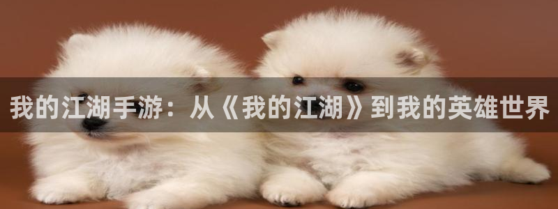 28大神苹果最新下载：我的江湖手游：从《我的江湖》到我的英雄